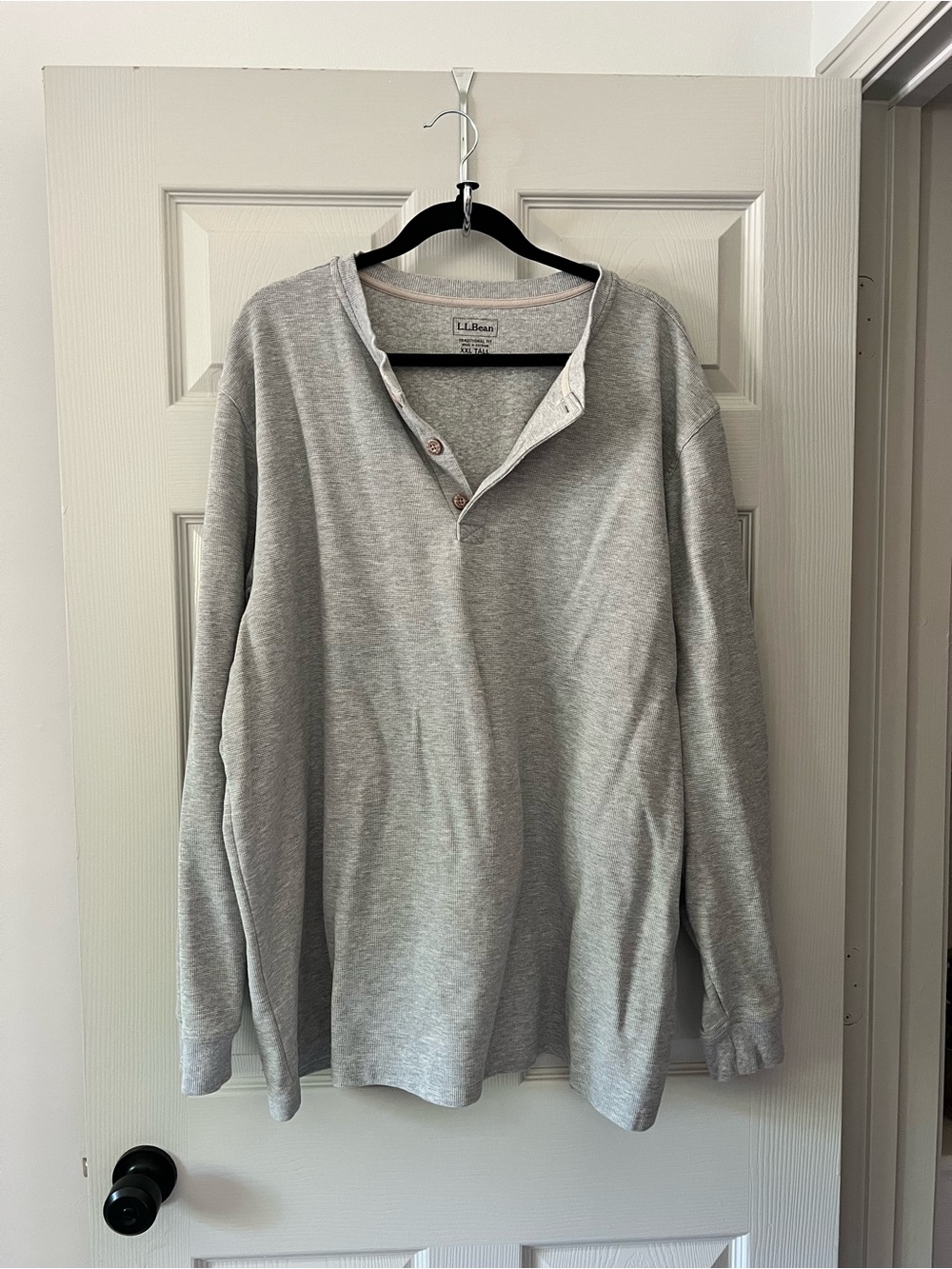 L.L. Bean Heather Gray Henley